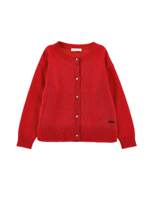 Girls | Soft Knit Cardigan | Ruby