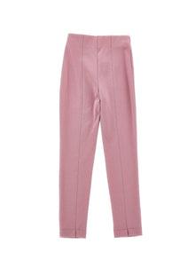 Girls | Milano Stitch Jersey Leggings | Blush Rose