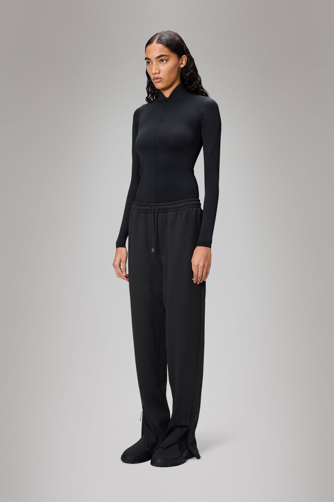 RAINS Sintra Fleece Pants Regular Black Pants