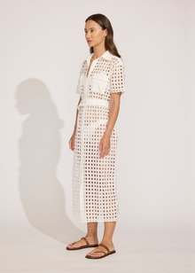 Womens | The Harper Eyelet Maxi Dress | Eyelet Marshmallow