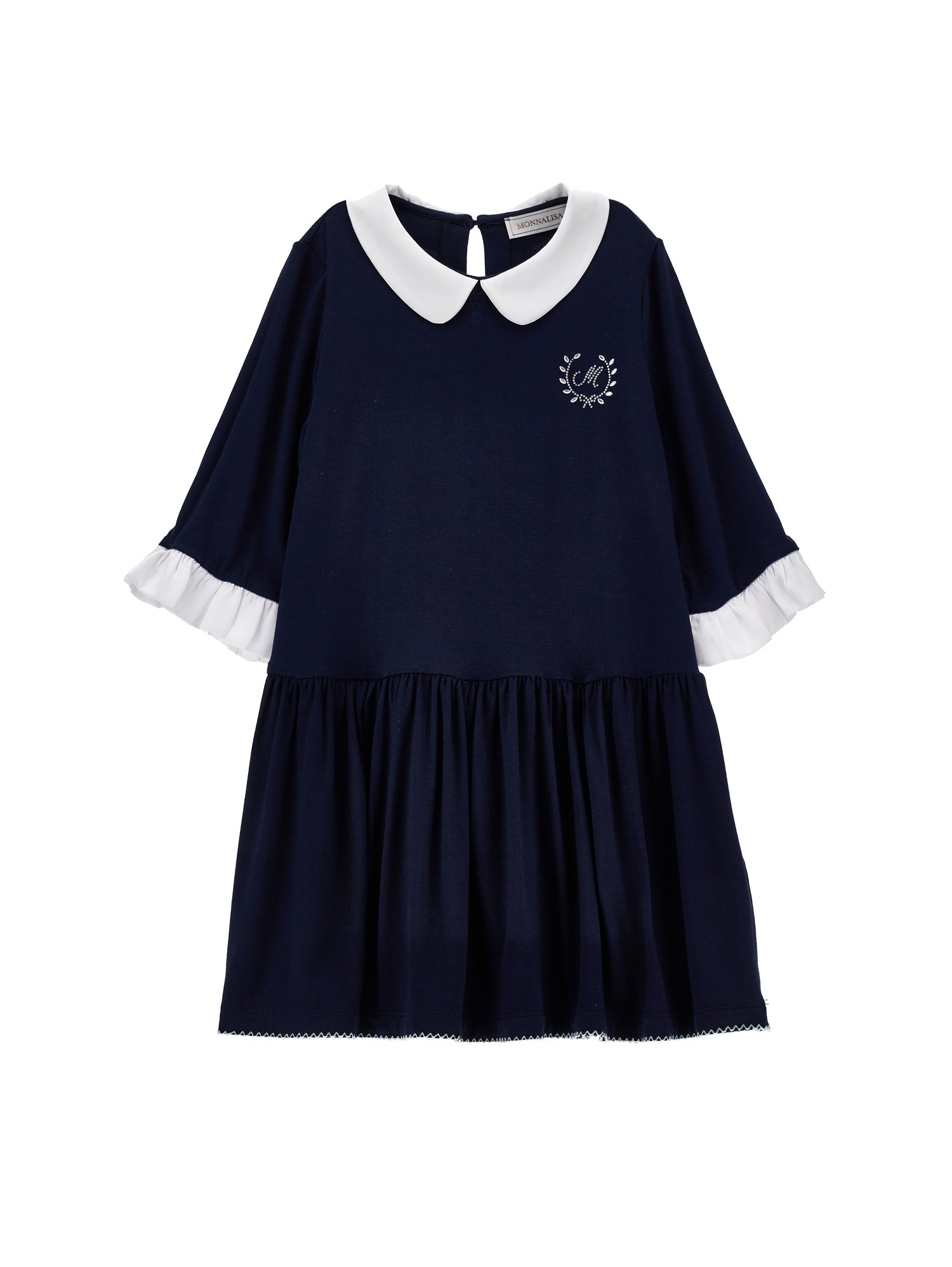 Girls | Viscose Jersey Dress | Dark Blue