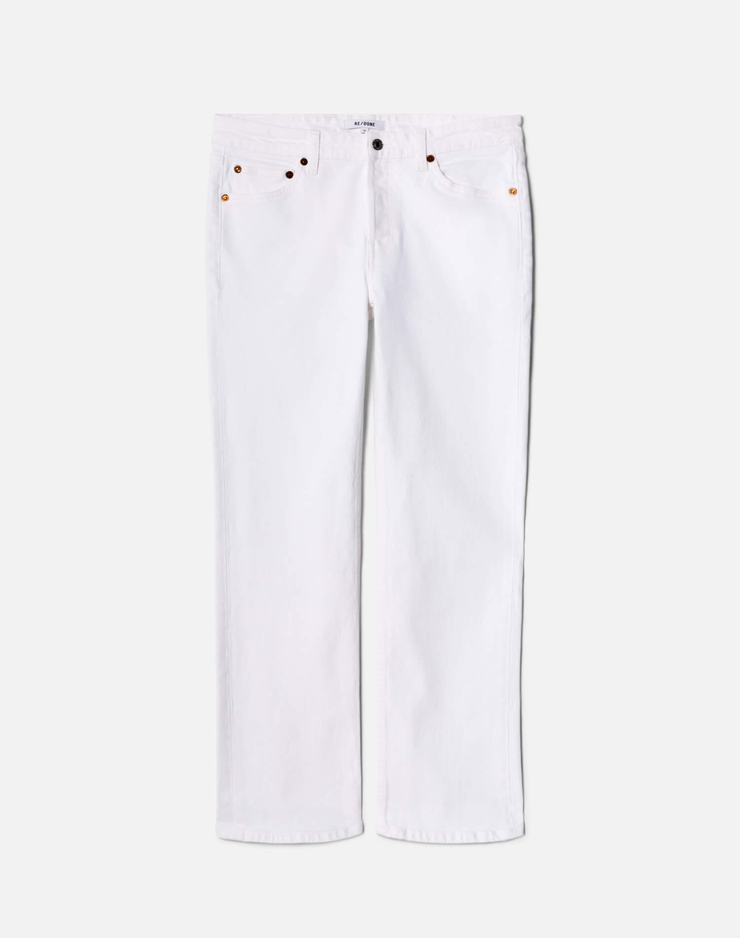 Womens | Slim Straight Crop | White
