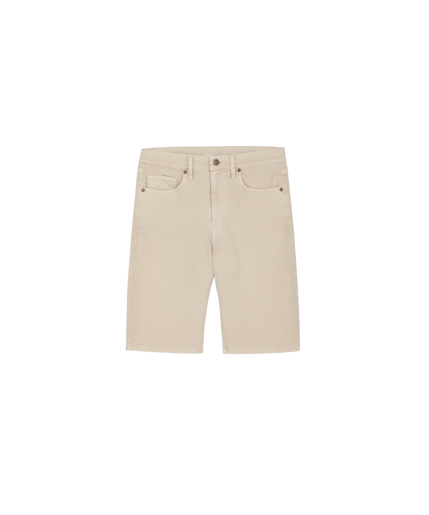 Womens | Kiki Denim Biker Shorts | Creme