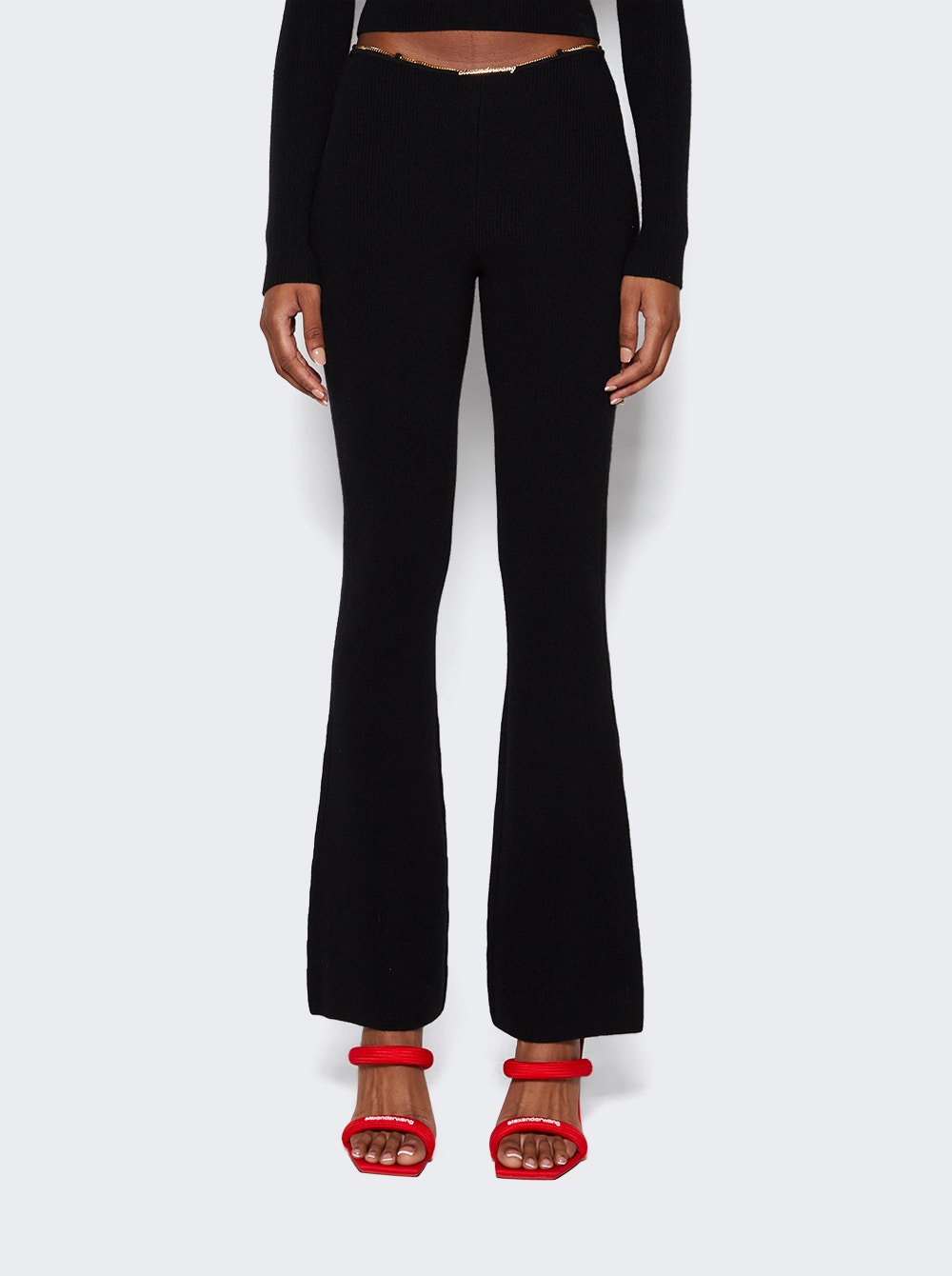 Women | alexanderwang | Nameplate V Denim Jean | Black