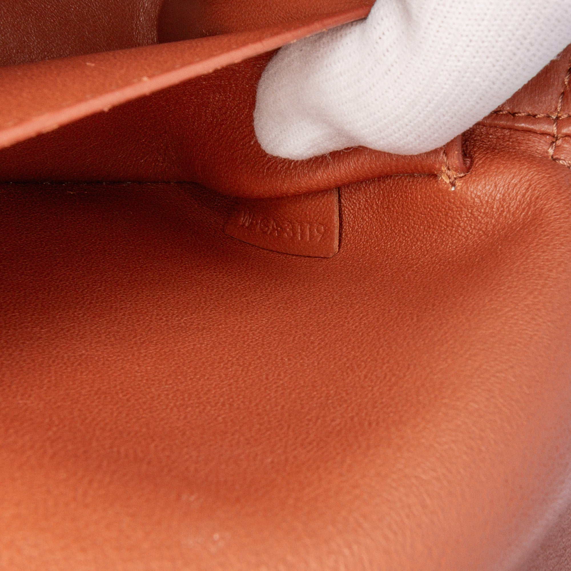 Celine | Pre-Owned Small Leather Crecy Flap Crossbody | Brown