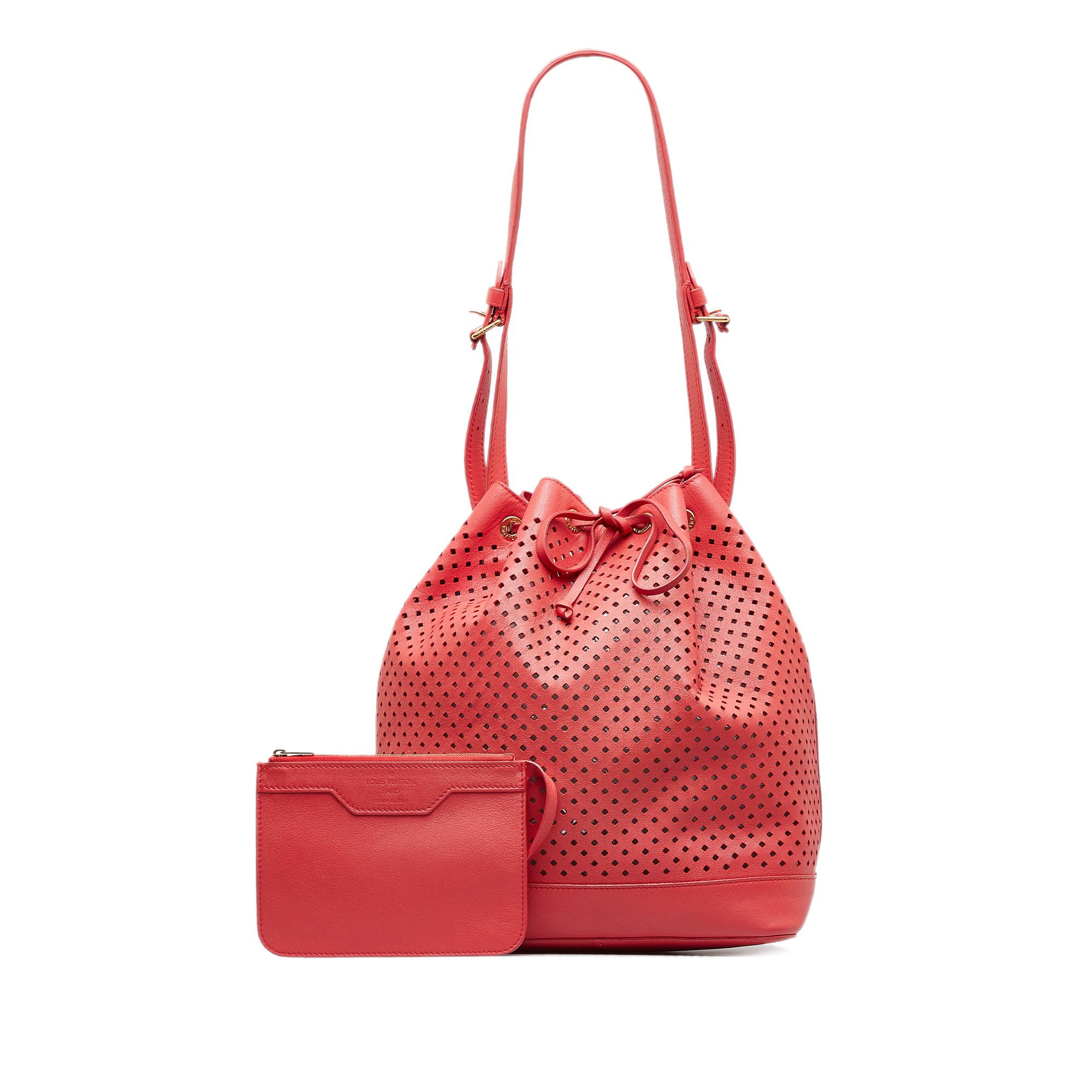 Louis Vuitton | Pre-Owned x Sofia Coppola Flore Perforated Noe | Red