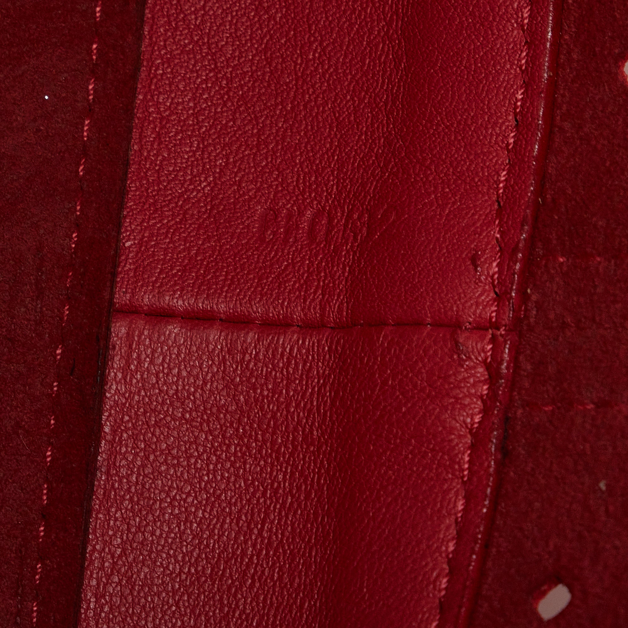 Louis Vuitton | Pre-Owned x Sofia Coppola Flore Perforated Noe | Red