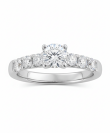 1.70 CT Round Natural Diamond | Engagement Ring | 14K White Gold | H-I Color | I1 Clarity