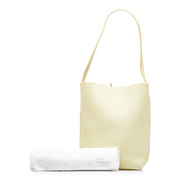 The Row | Pre-Owned Medium N/S Park Tote | Yellow/Light Yellow
