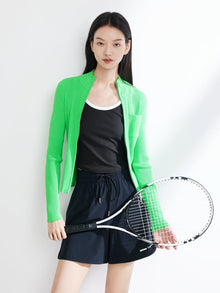 Knitted Cardigan | Green