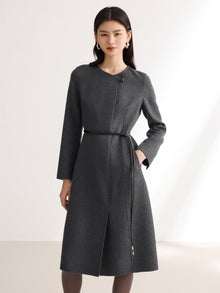 Office Commuter Straight Skirt | Grey