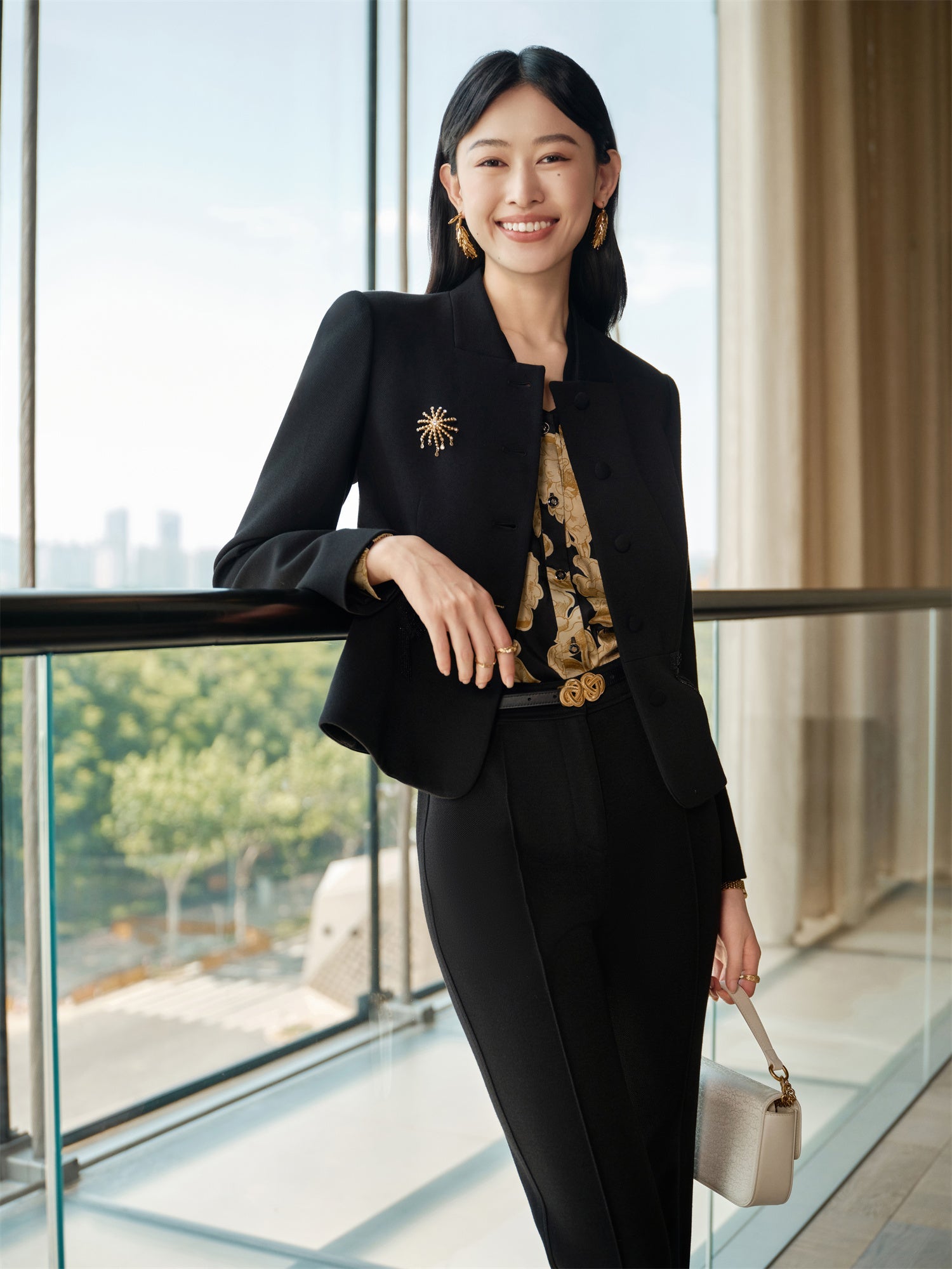 Chinese Style Jacket | Black