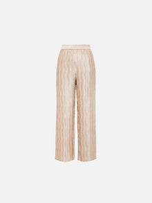 Pleated Straight Leg Pants | Golden