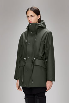 Rains Nome String W Parka Green Jacket