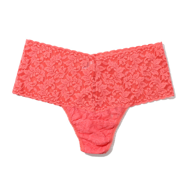 Retro Thong | Courageous Coral