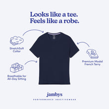 Ultra-Soft French Terry Tee | Navy