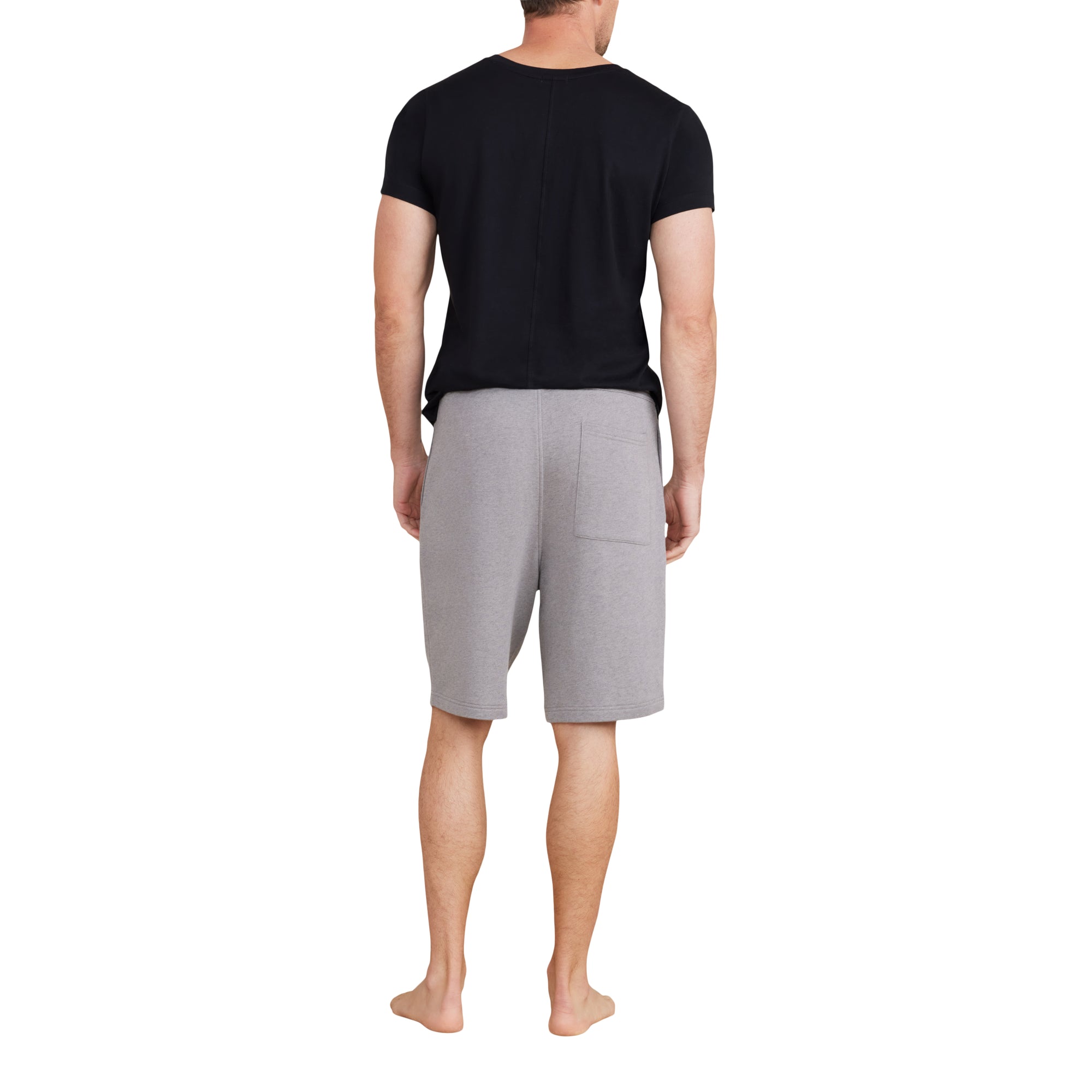 Mens | Malibu Collection Washed Jersey Short Sleeve V-Neck | Black