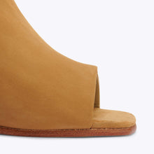 Paloma Open Toe Mule Sand Women's Leather Heel Nisolo