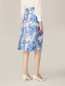 Printed Dress | Blue