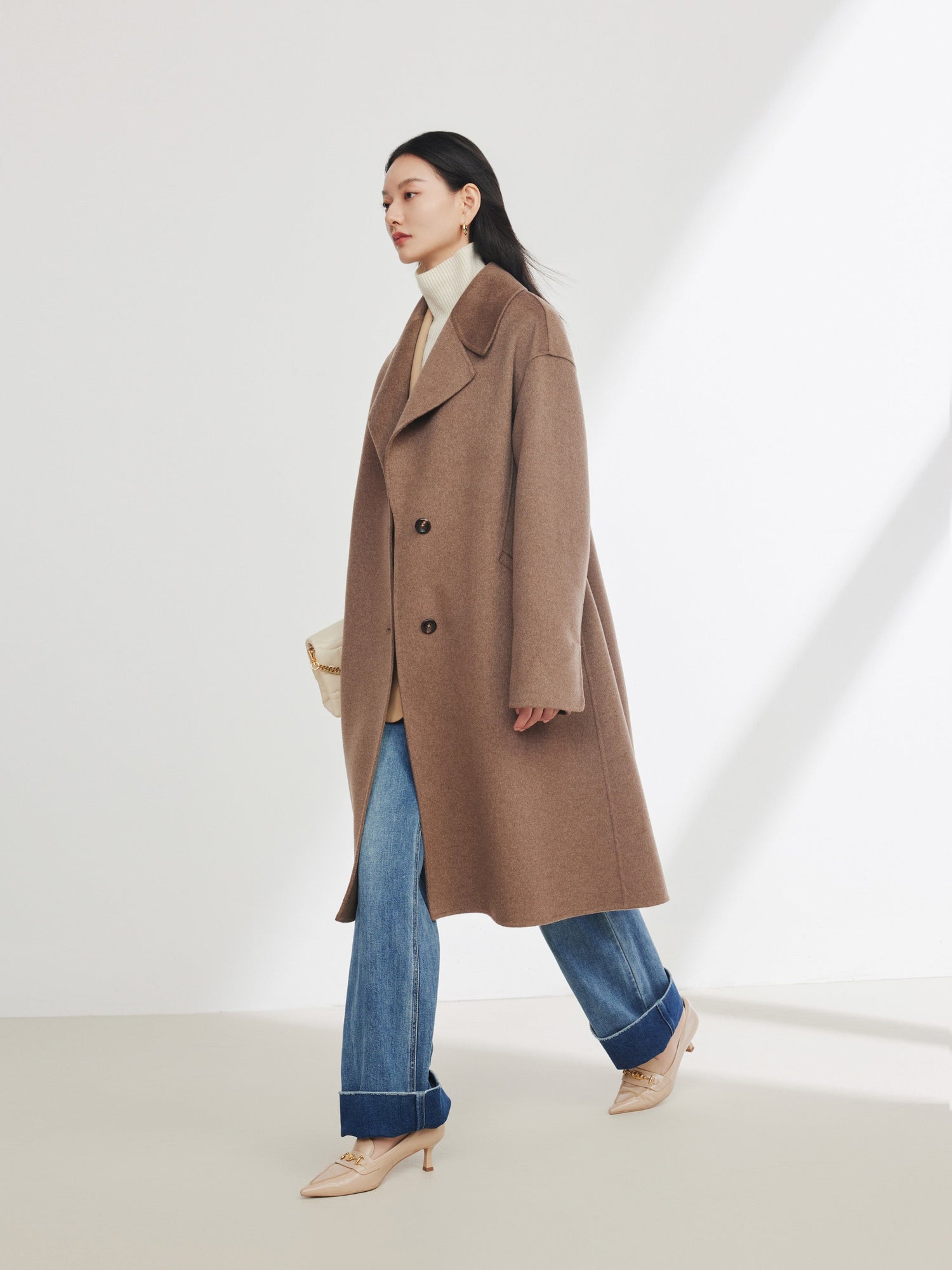 Cashmere Coat Coat | Brown