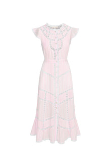 Womens | Remi Cotton Stripe Maxi Dress | Captiva Pink