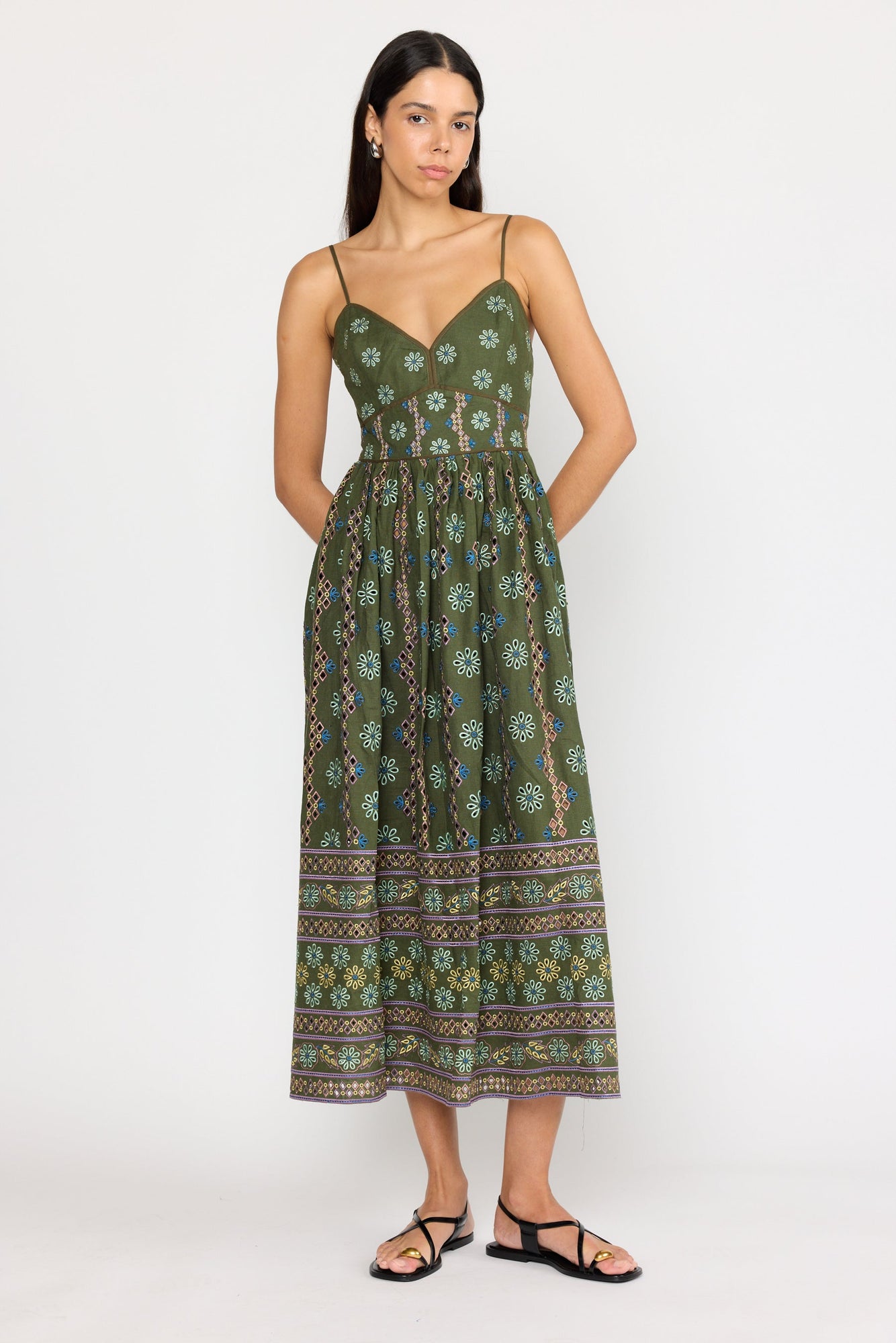 Laurel Dress | Capri Olive