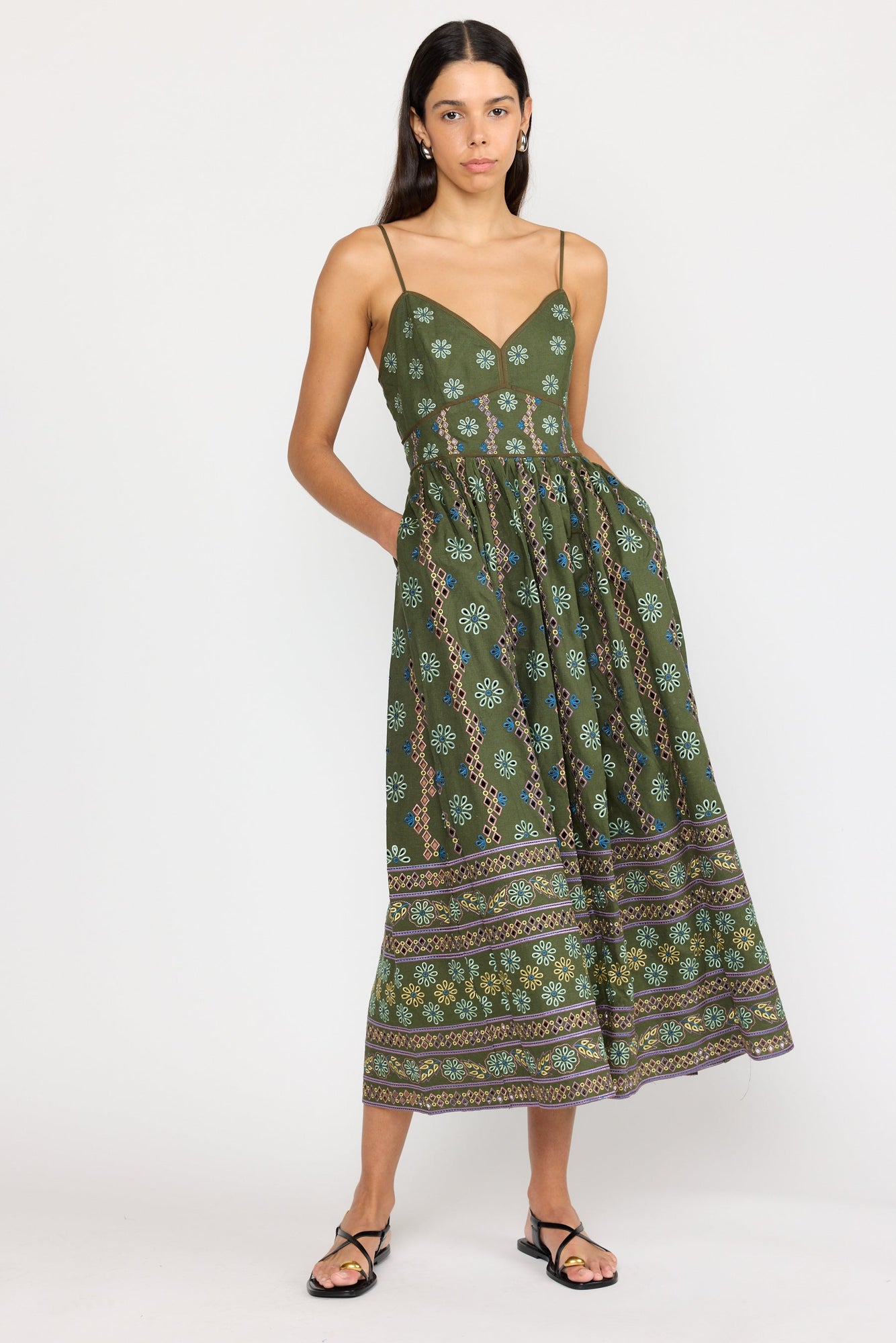 Laurel Dress | Capri Olive