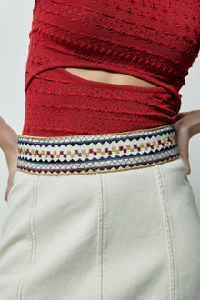 Solange Skirt | Ecru Mosaic
