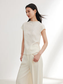 Cap Sleeve Tee | Ivory