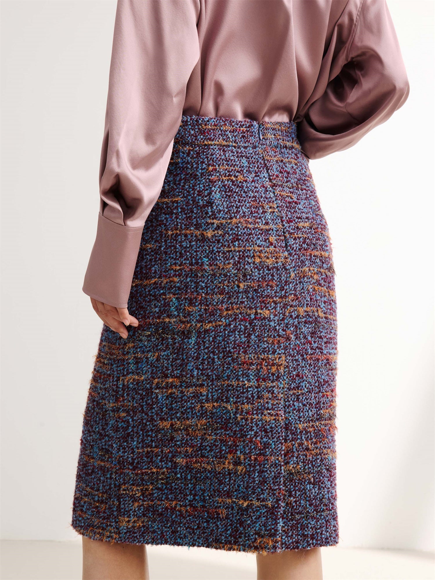 Midi Skirt | Blue