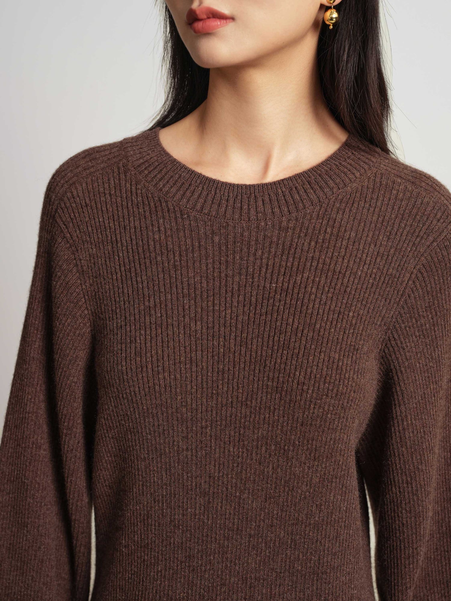 Knit Dress | Brown