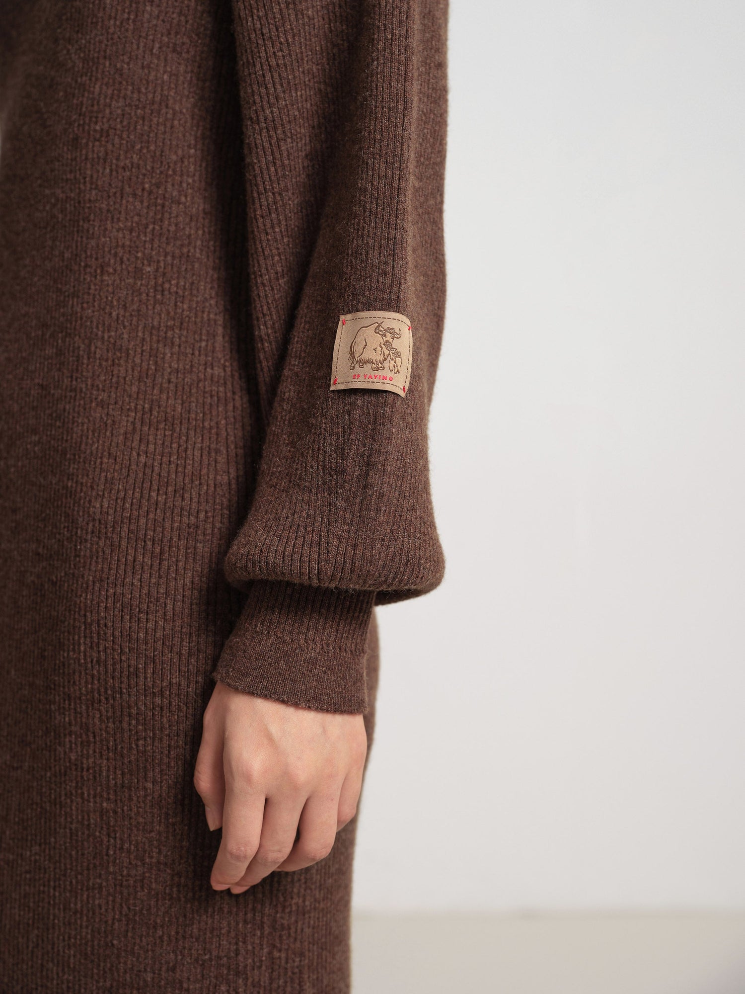 Knit Dress | Brown