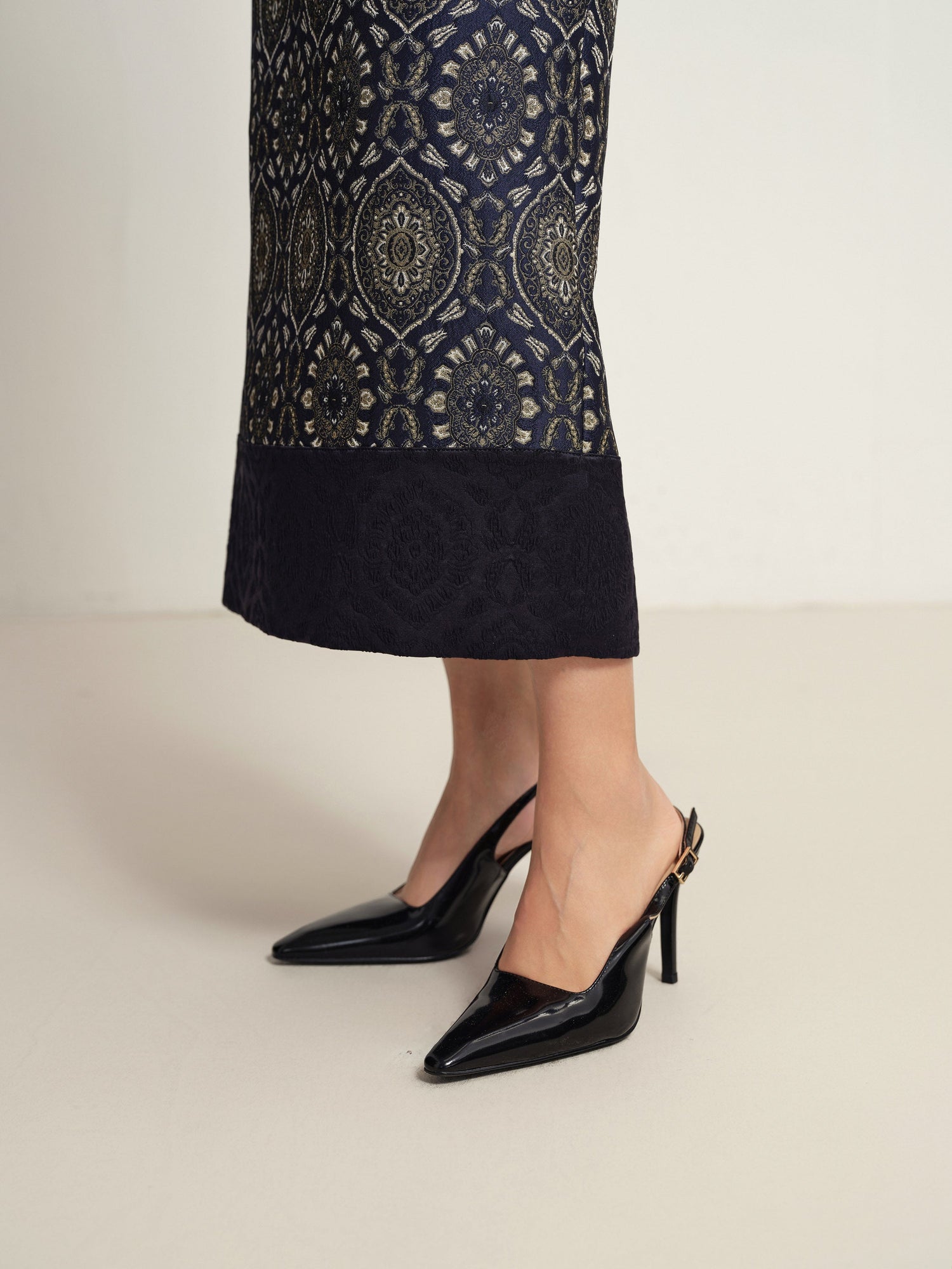 Ethnic Skirt | Navy