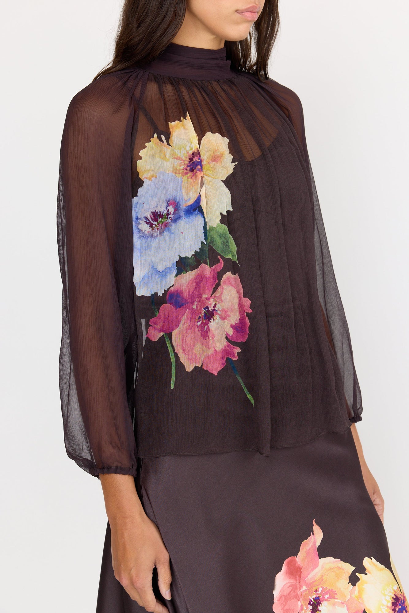 Teagan Blouse | Twilight Aster