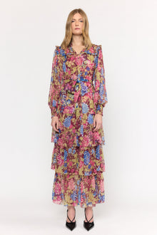 Ana Dress | Carmine Floral