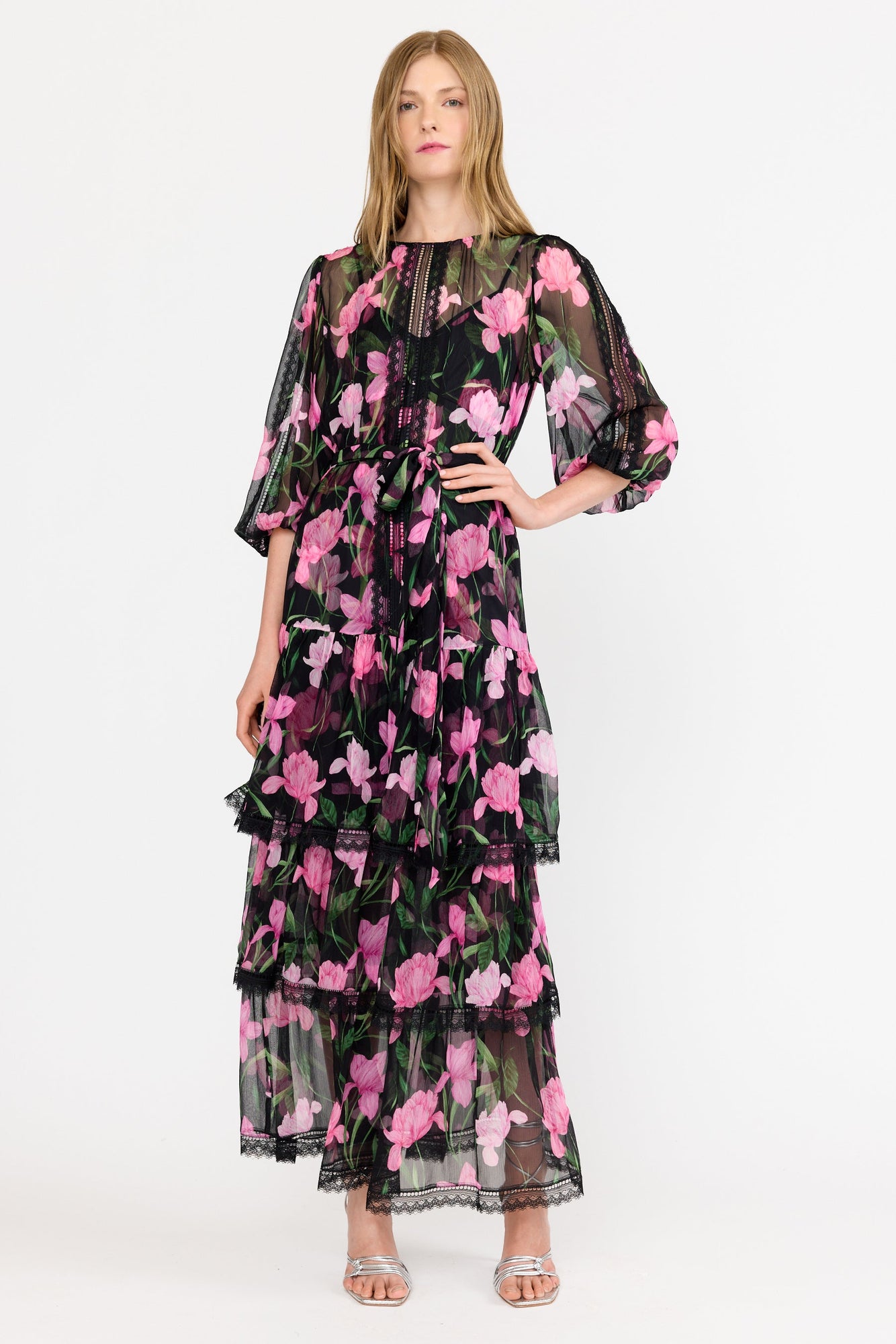 Nina Dress | Onyx Florette