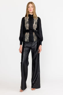 Riley Top | Onyx Embroidery