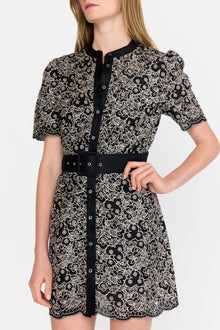 Alex Dress | Onyx Embroidery
