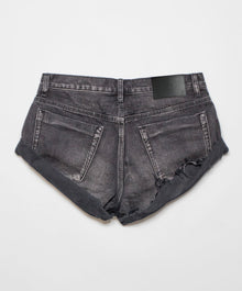 Bandits Low Waist Denim Shorts | Archived Double Bass Black