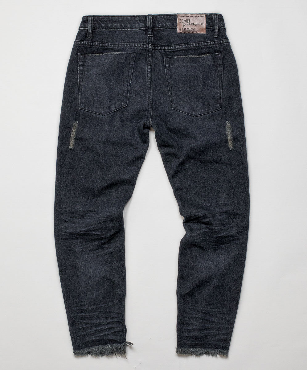 Freebirds Low Waist Rigid Skinny Denim Jeans - V1 | Fox Black