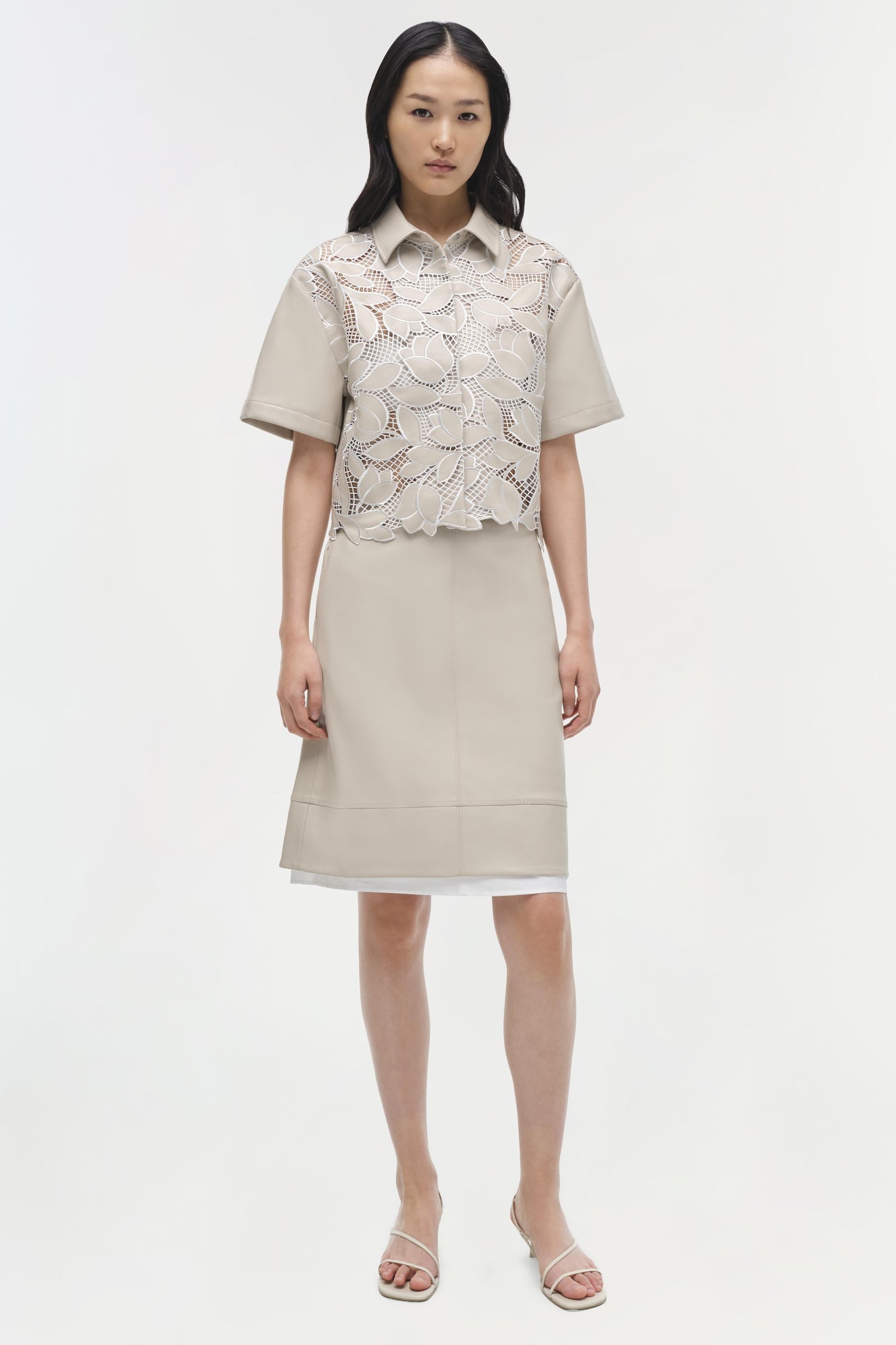 Womens | Aubria Midi Skirt | Sand