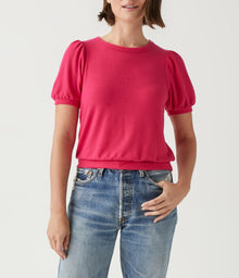 Elise Puff Sleeve Top | Dark Voltage