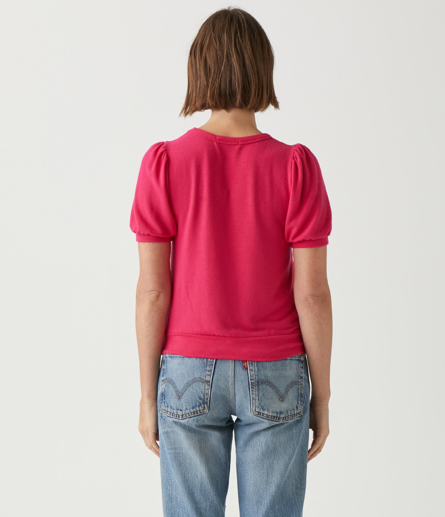 Elise Puff Sleeve Top | Dark Voltage