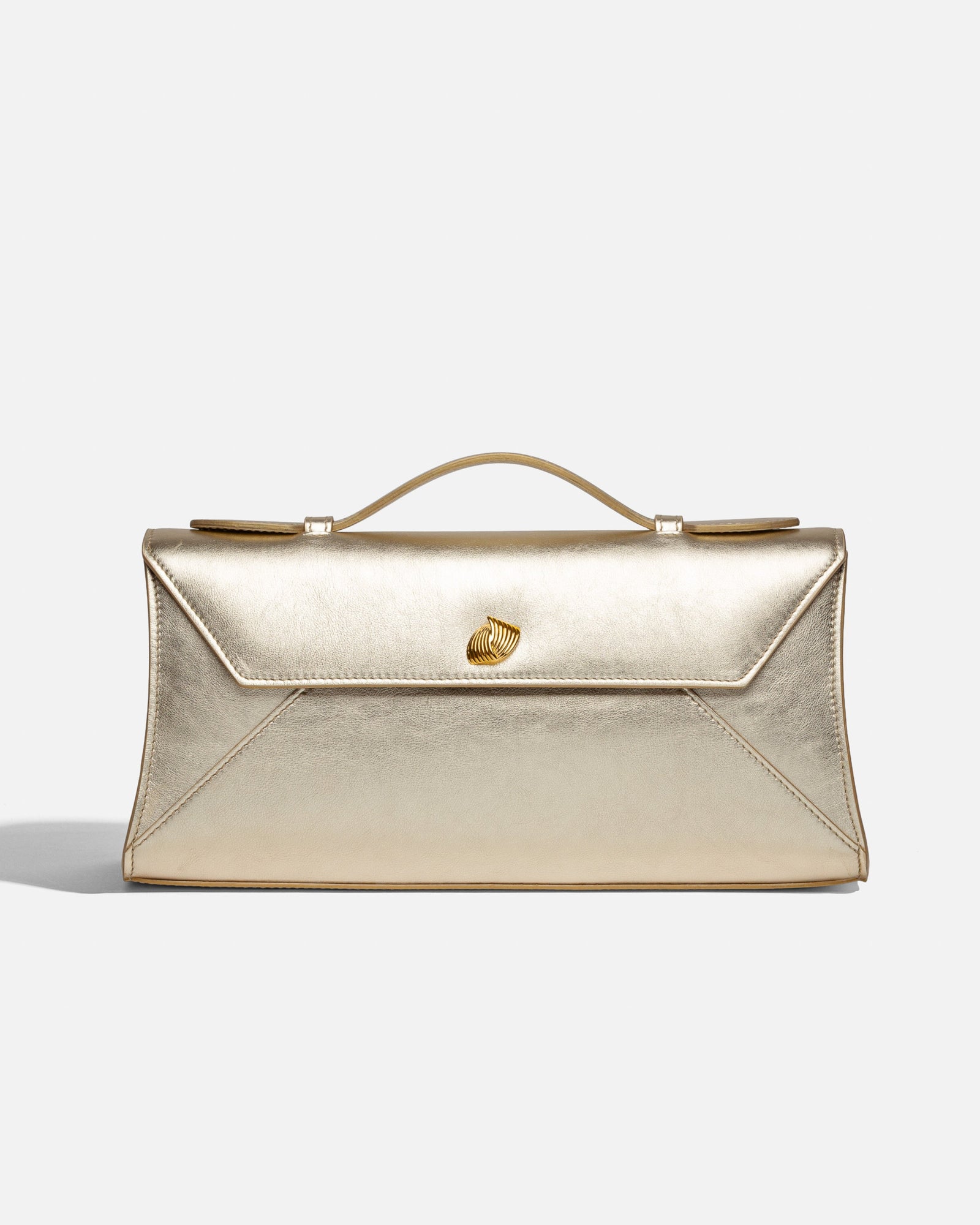 Cassandra Clutch | Gold Brushed