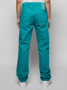Raf Simons | Slim Fit Denim Pants | Petrol