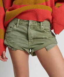 Bandits Low Waist Denim Shorts | Archived Super Khaki