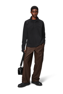 Unisex | Addis Fleece Half Zip | Black