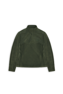 Unisex | Addis Fleece Curve Half Zip | Green