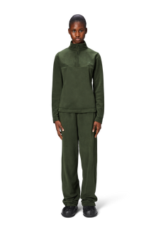 Unisex | Addis Fleece Curve Half Zip | Green