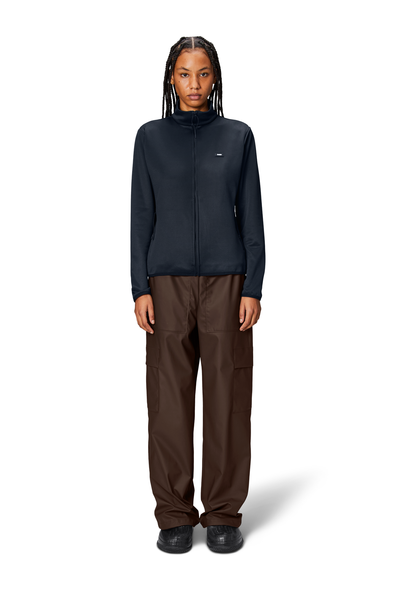 Womens | Sintra Fleece Curve Jacket | Navy